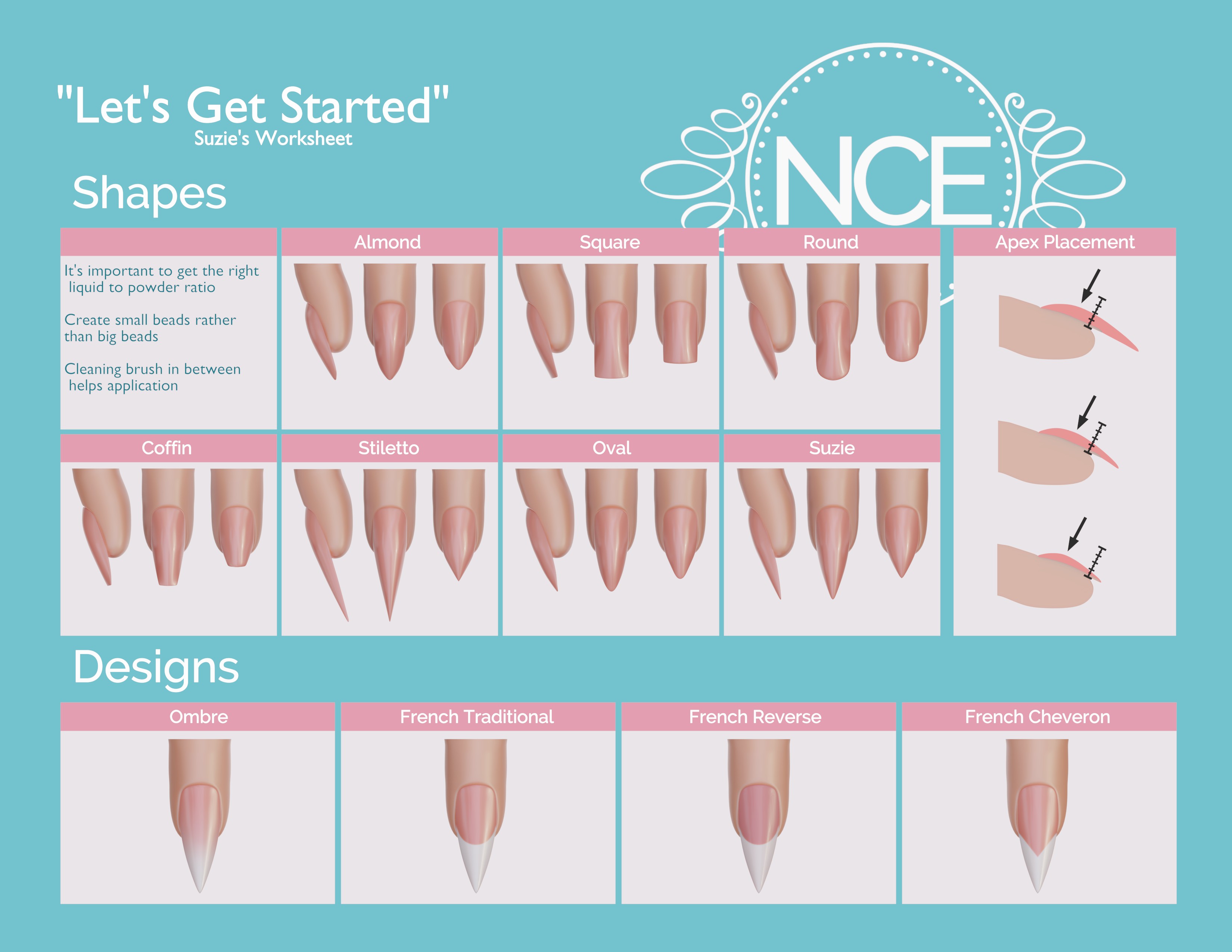 4. Nail Design Practice Sheets - wide 2