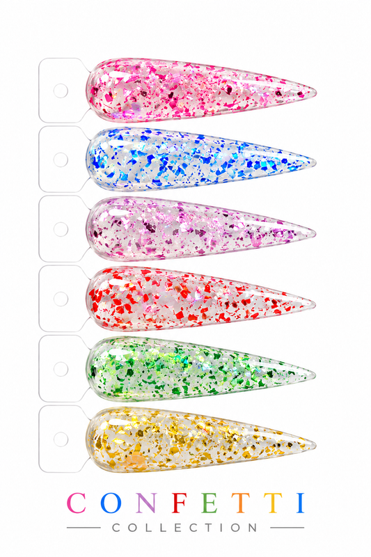 Confetti Gel Polish  ( HEMA Free & Cruelty Free )