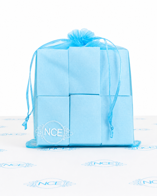 Blue Cotton Napkins (Lint-Free)